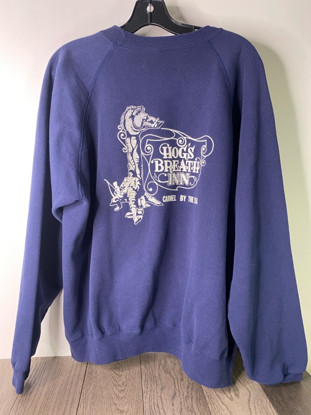 Vintage Hanes Navy Blue Graphic Pullover Sweatshirt Men’s 2XL - 1418